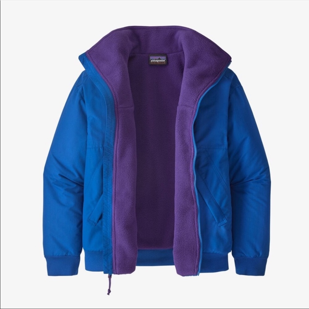 Patagonia shelled synchilla fleece bomber jacket